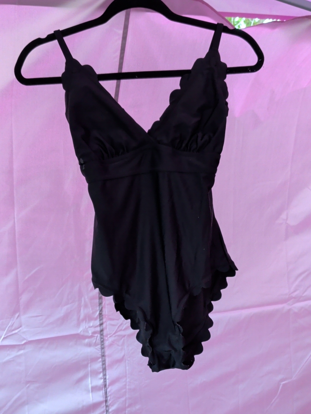 Black one piece swim suit XS-S no tag